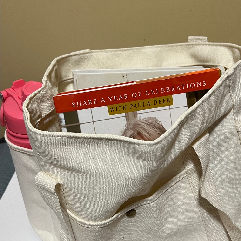 Large Capacity Canvas Tote Bag for Work, Commuting, Carrying Bag or Shopping Bag